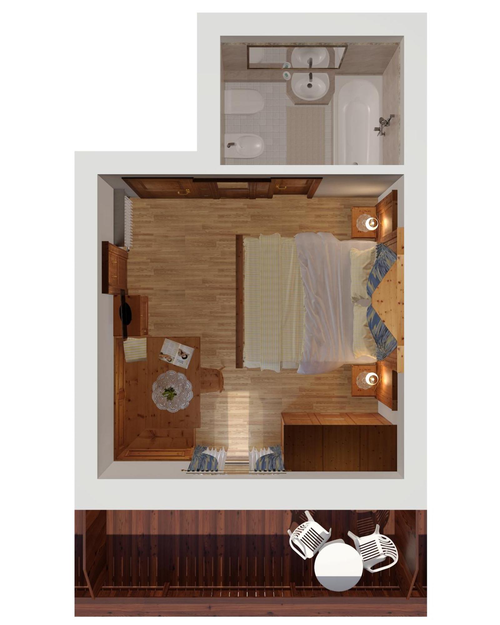 Hotel Enzian Genziana Сиуси Стая снимка